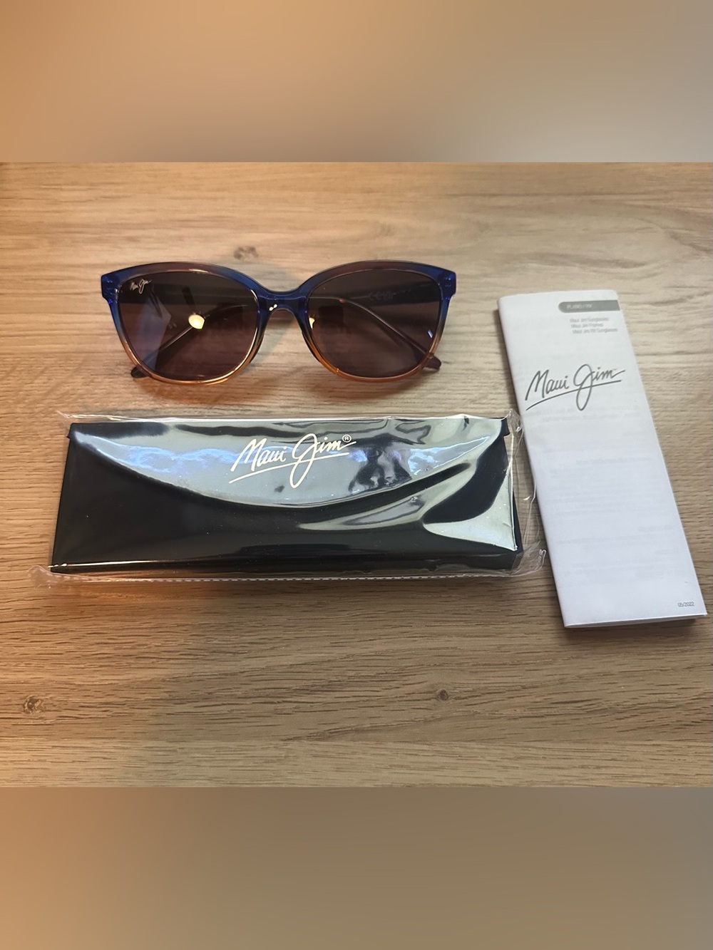 Maui Jim Honi RS758-13A Polarized Sunglasses Sunset Maui Rose NEW Box